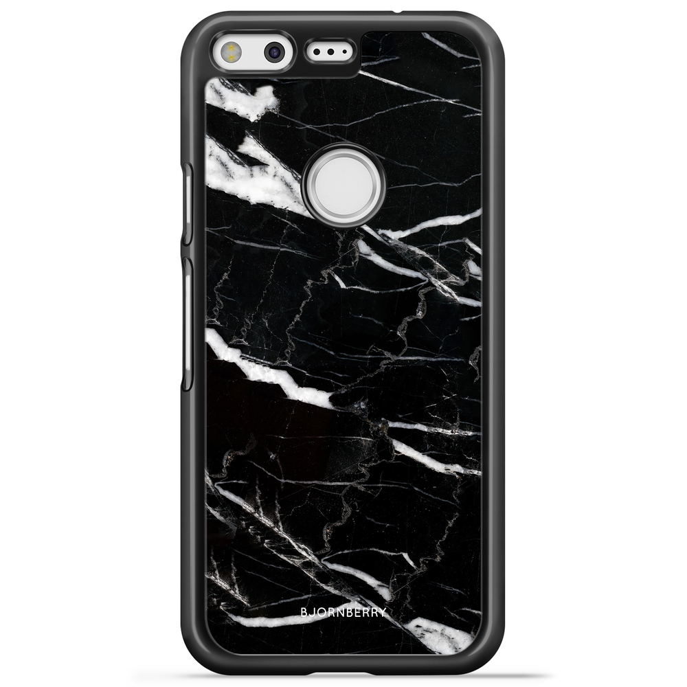 Google Pixel Case - Black Marble