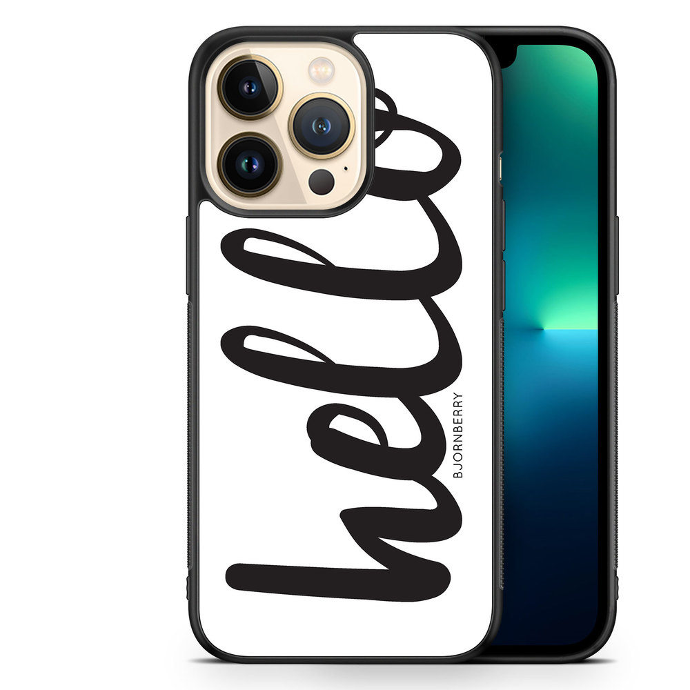 iPhone 13 Pro Case - Hello Black