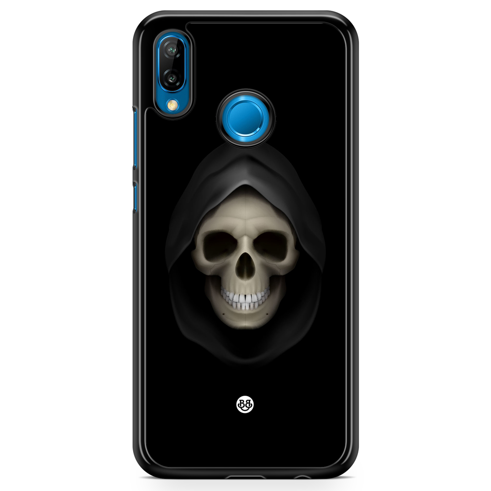 Huawei P20 Lite Case - Svart Dödskalle