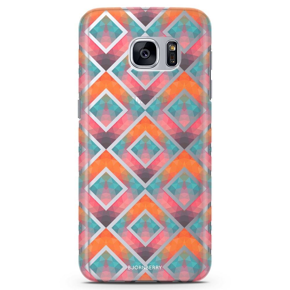 Samsung Galaxy S6 TPU Case - Retro squares