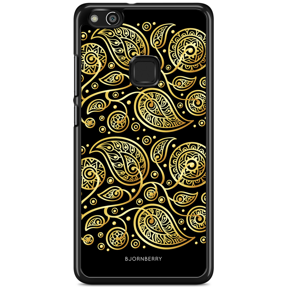 Huawei P10 Lite Case - Gold Flowers