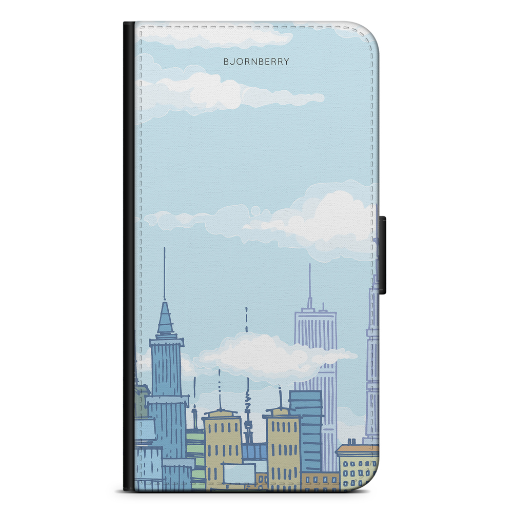 Sony Xperia 1 Plånboksfodral - Tecknad Skyline