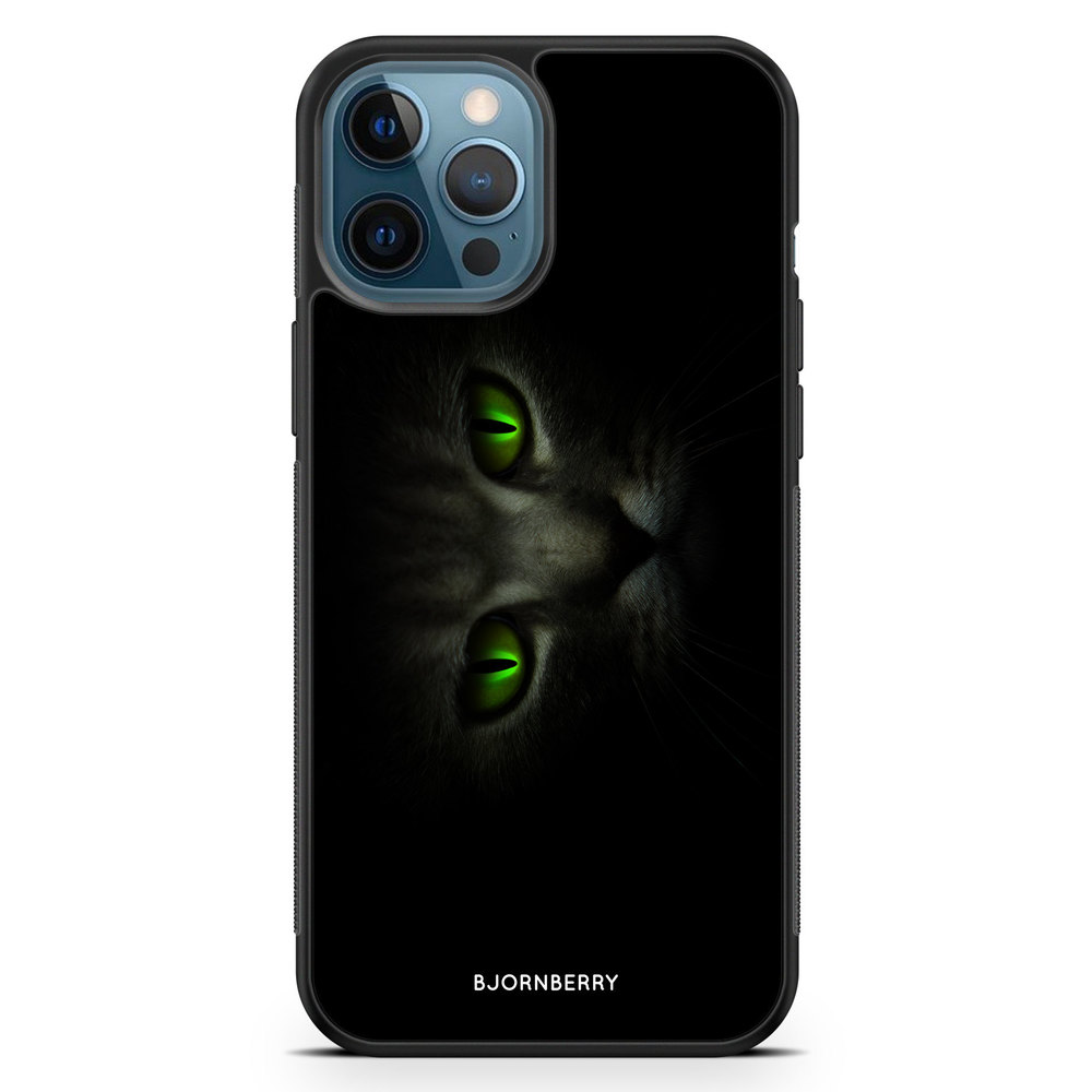 iPhone 12 Pro Case - Green Cat Eyes