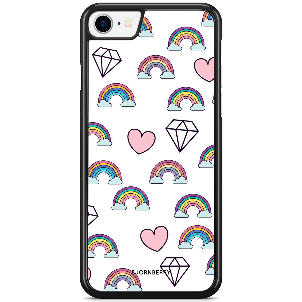 iPhone 8 / iPhone SE (2022/2020) Case - Rainbows & Diamonds