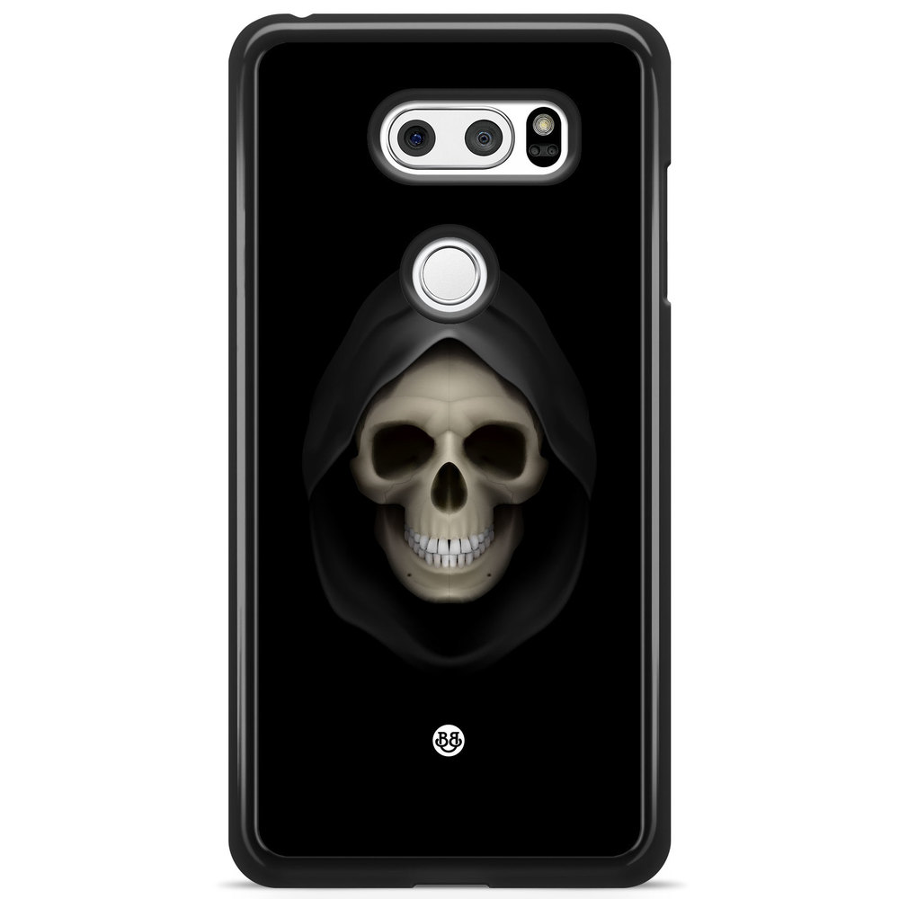 LG V30 Case - Svart Dödskalle