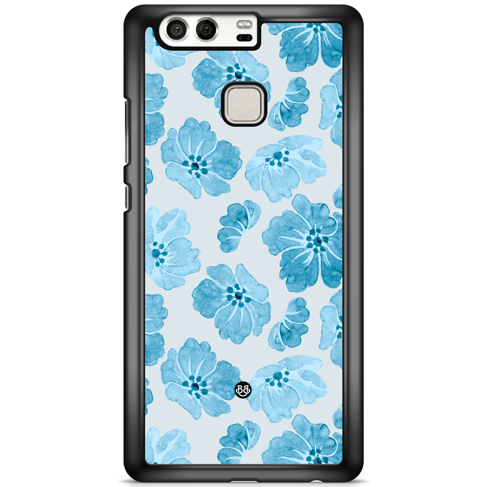 Huawei P9 Plus Case - WILD BLOOM - Blue Petals