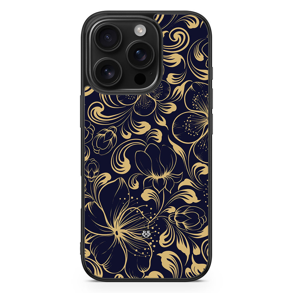 iPhone 16 Pro Case - Blue Flowers