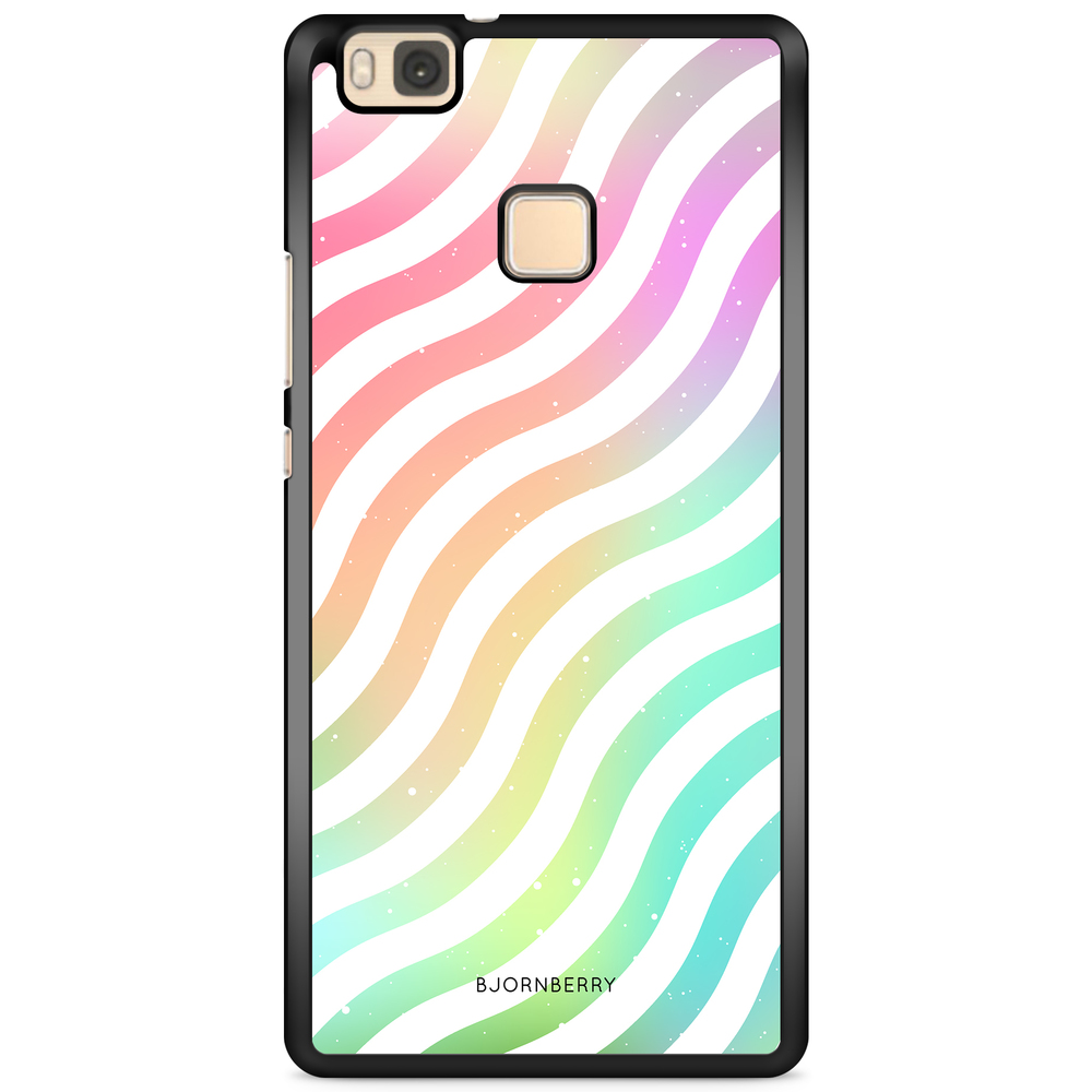 Huawei P9 Lite Case - Wavy Rainbow
