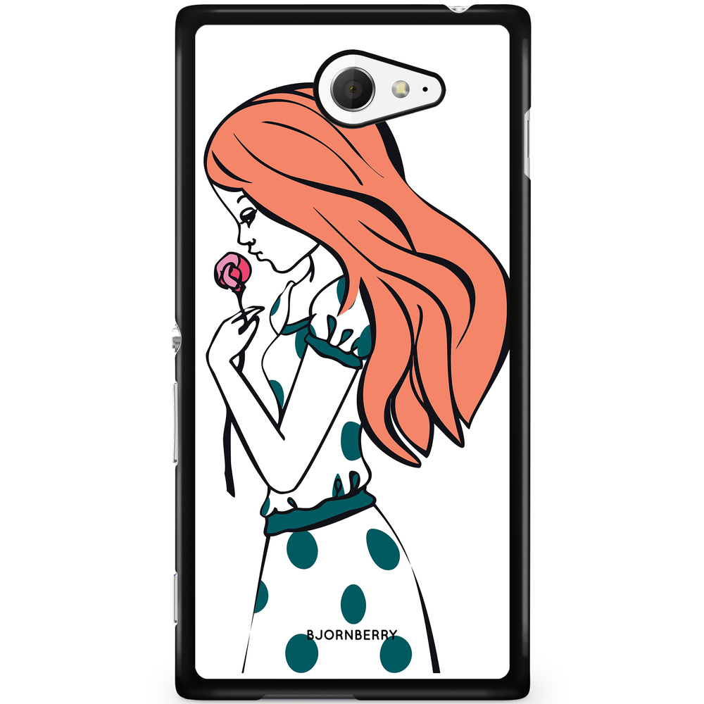 Sony Xperia M2 Aqua Case - Girl Rose