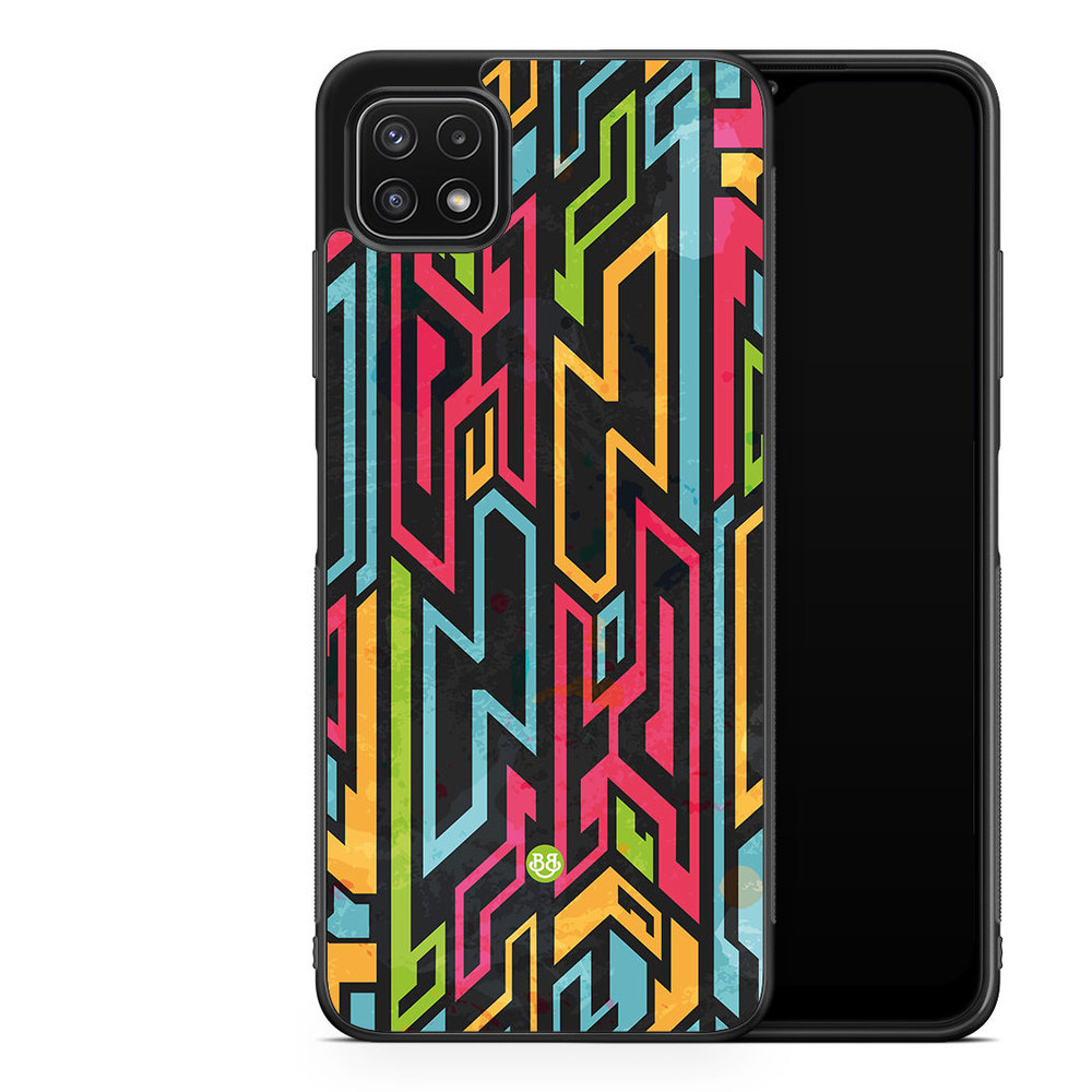 Samsung Galaxy A22 5G Case - Colored Tribal