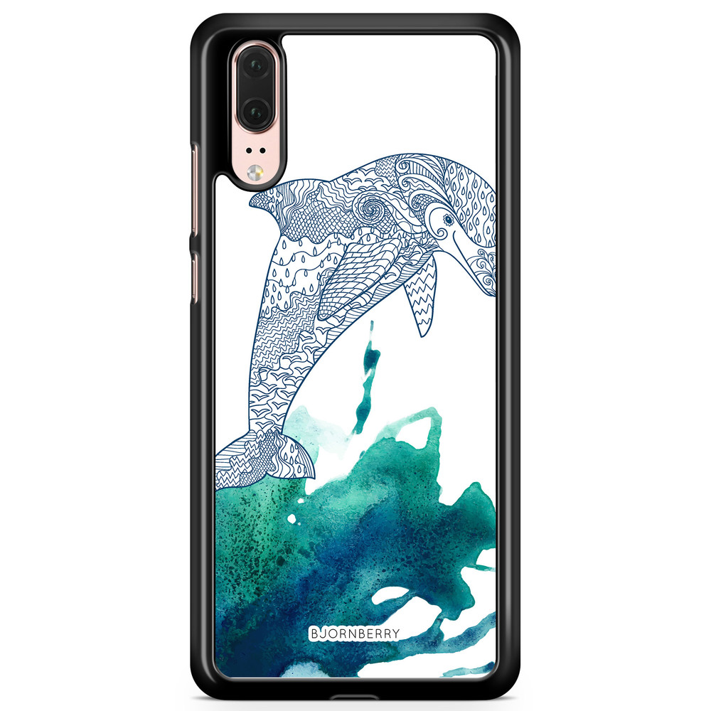 Huawei P20 Case - Mandala Dolphine