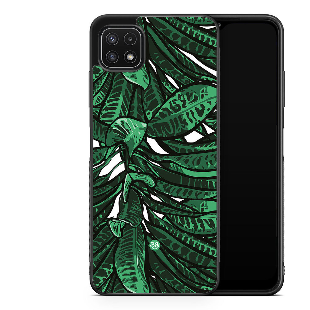 Samsung Galaxy A22 5G Case - Tropical leaves