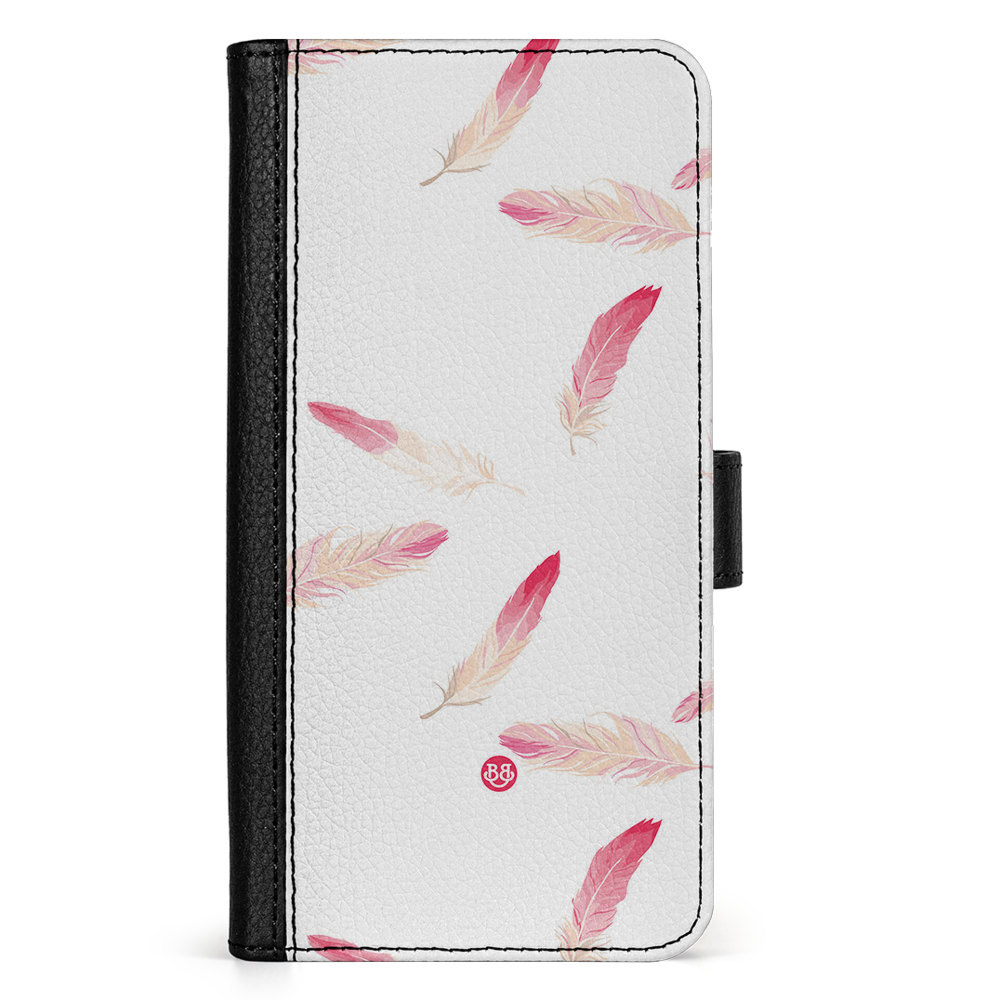 Samsung Galaxy A14 4G/5G Wallet Case - Feathers
