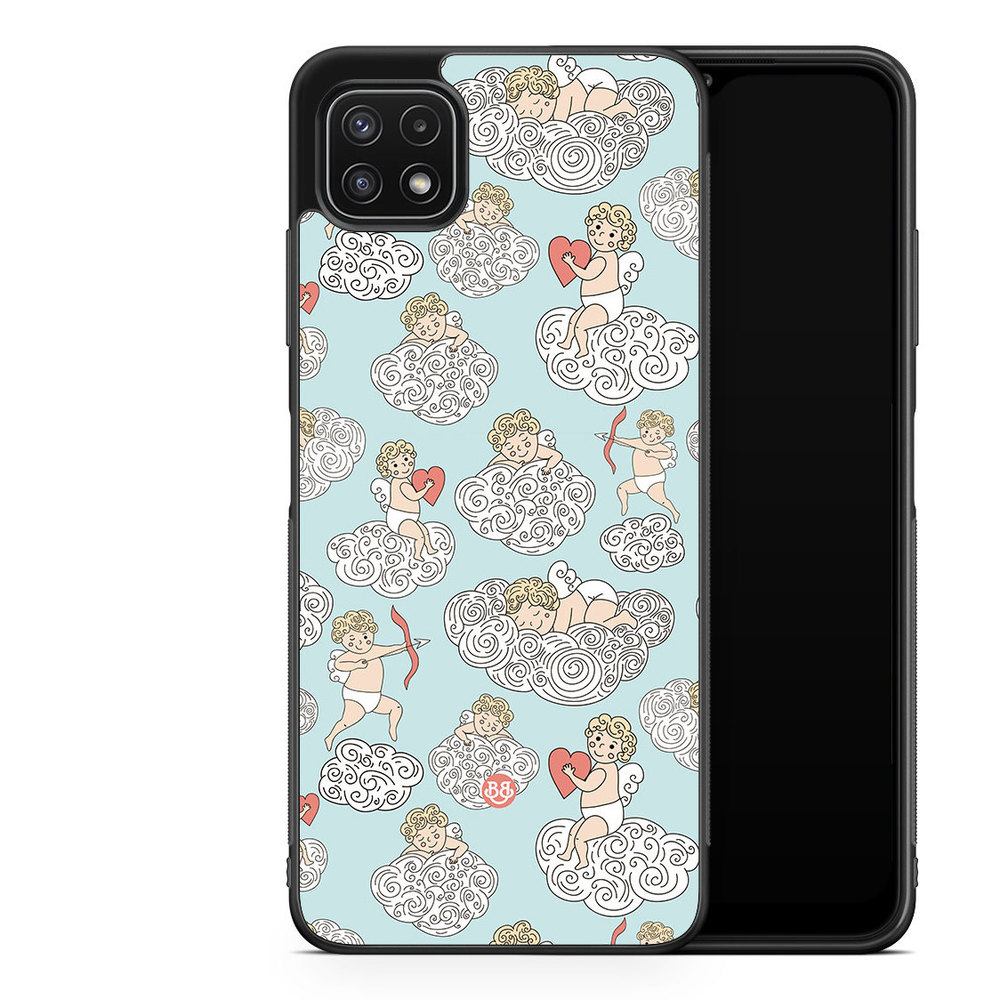 Samsung Galaxy A22 5G Case - Angels and Clouds