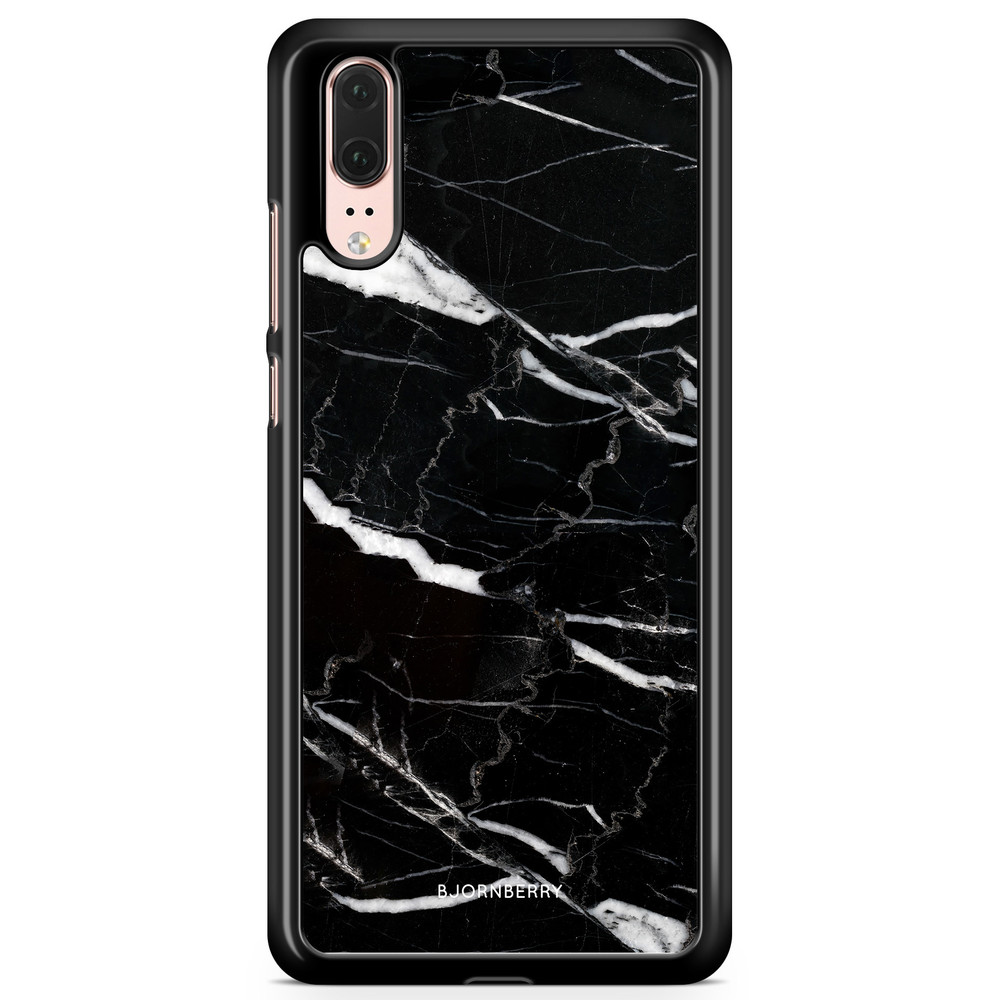 Huawei P20 Case - Black Marble