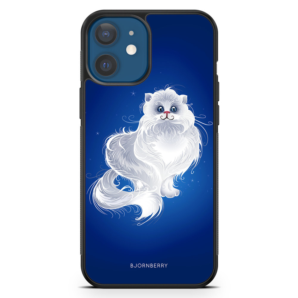iPhone 12 Mini Case - White Cat