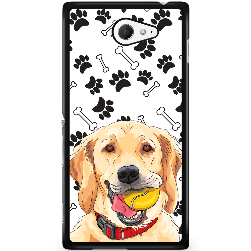Sony Xperia M2 Aqua Case - Golden Retriever