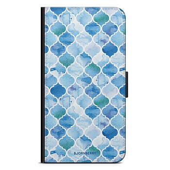 Xiaomi Mi A2 Lite Wallet Case - Watercolour Moroccan