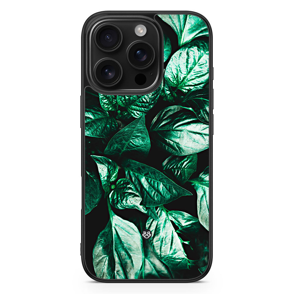 iPhone 16 Pro Case - Green Leaves