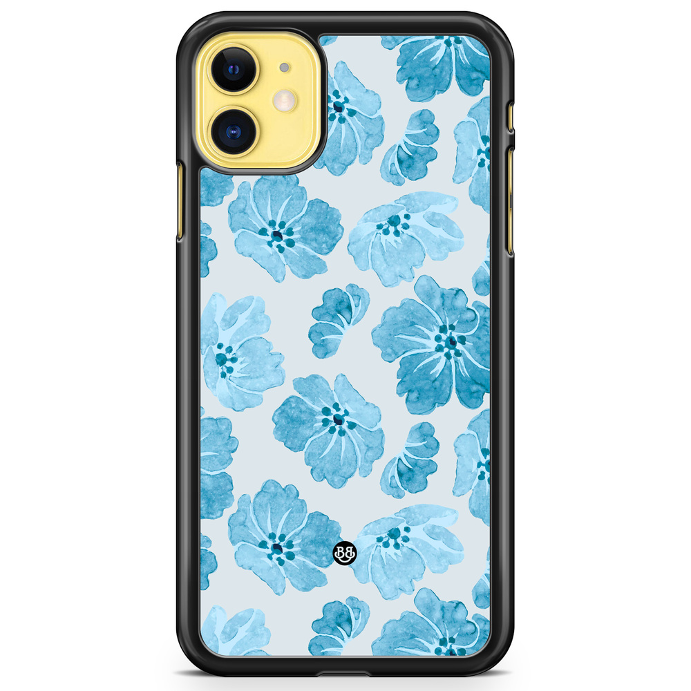 iPhone 11 Case - WILD BLOOM - Blue Petals