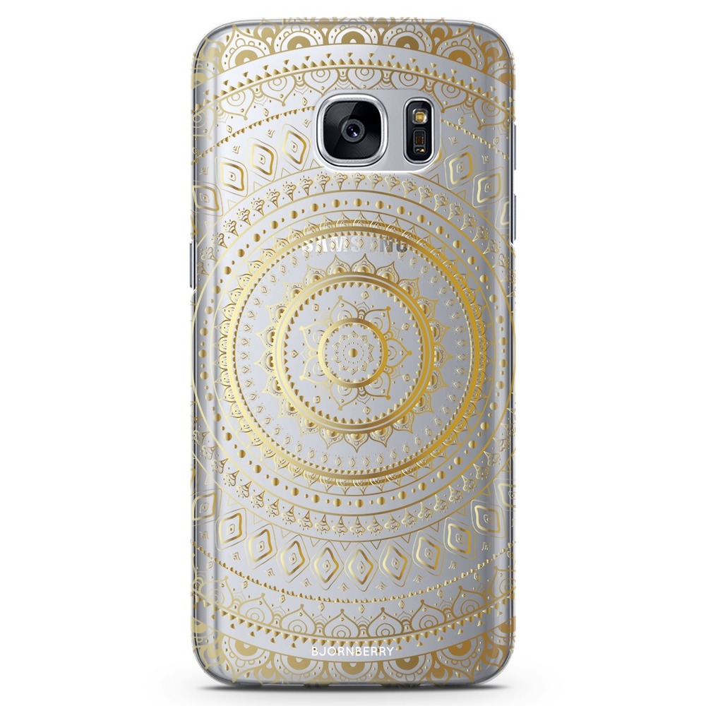 Samsung Galaxy S6 TPU Case - Gold Mandala