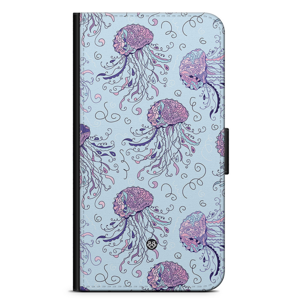 Samsung Galaxy A13 Wallet Case - Jellyfish Pattern