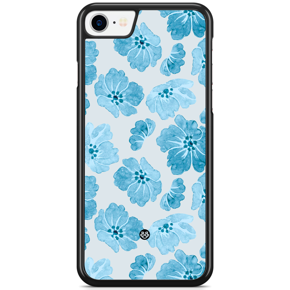 iPhone 8/SE (2020) Skal - WILD BLOOM - Blue Petals