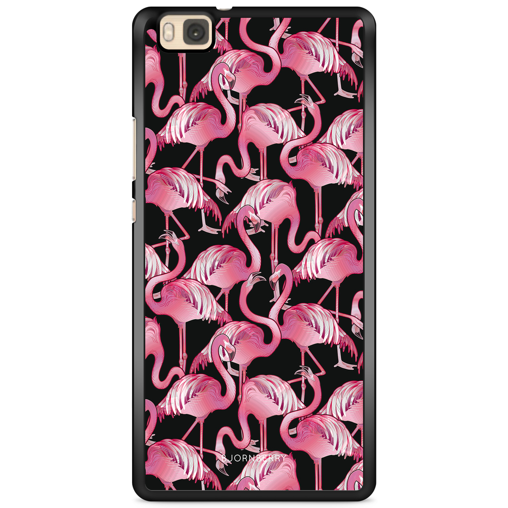 Huawei P8 Lite Case - Flamingos