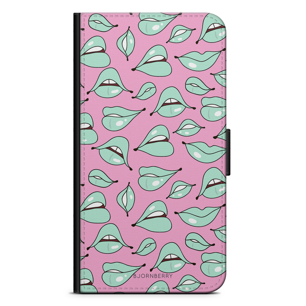 Xiaomi Mi A1 Wallet Case - Green Lips