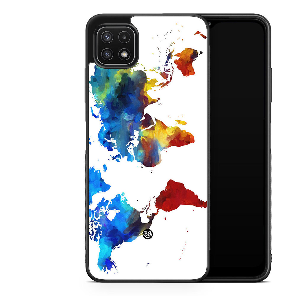 Samsung Galaxy A22 5G Case - World Map