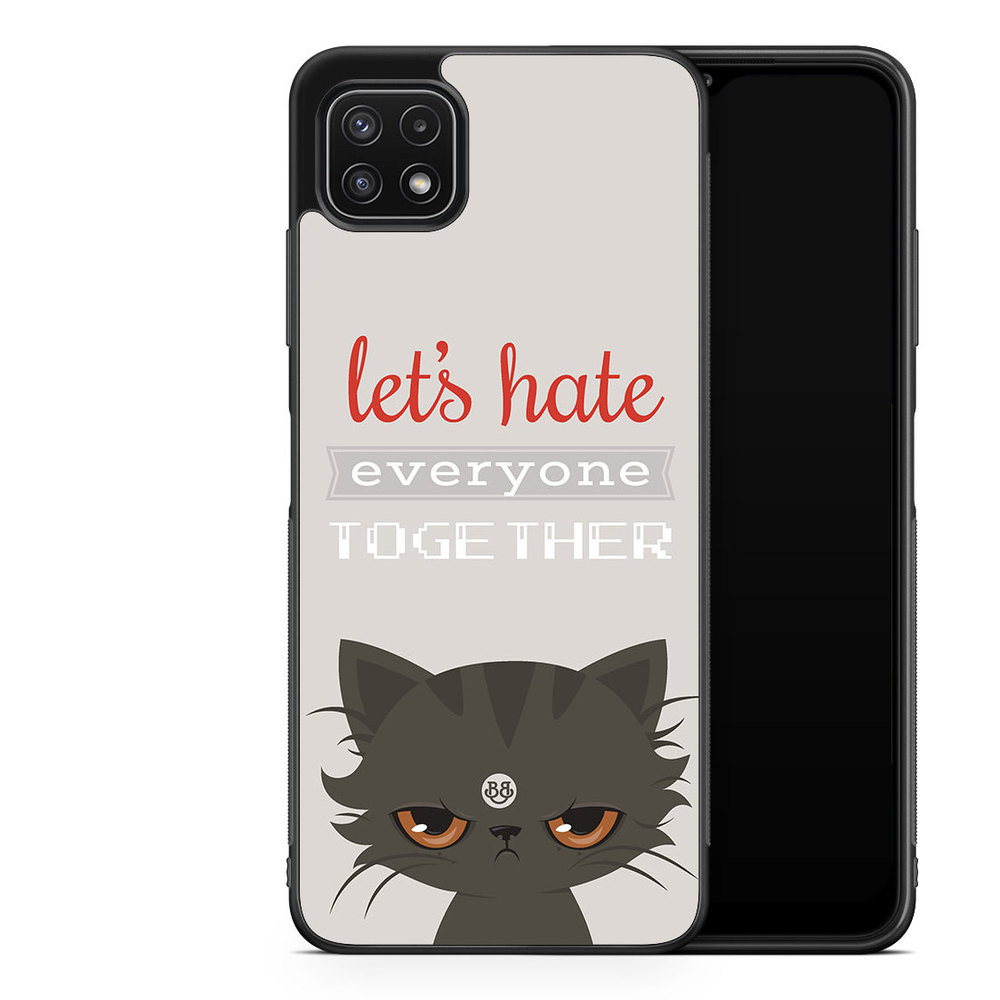Samsung Galaxy A22 5G Case - Angry Cat