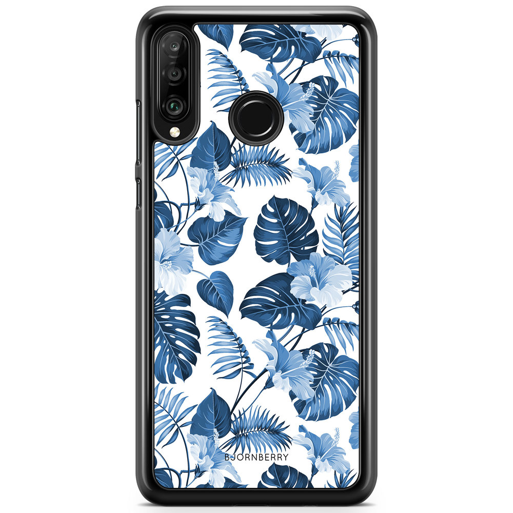 Huawei P30 Lite Case - Blue Flowers