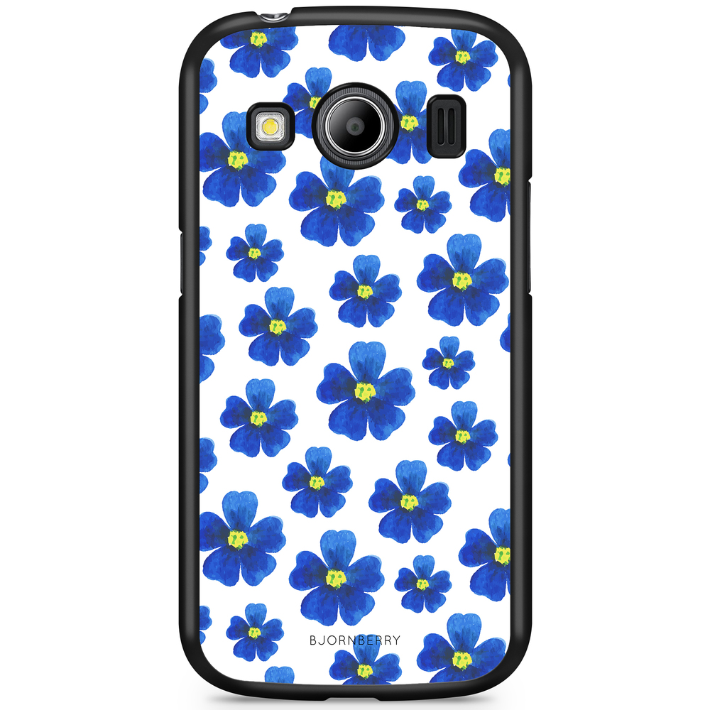 Samsung Galaxy Ace 4 Case - Blue Flowers