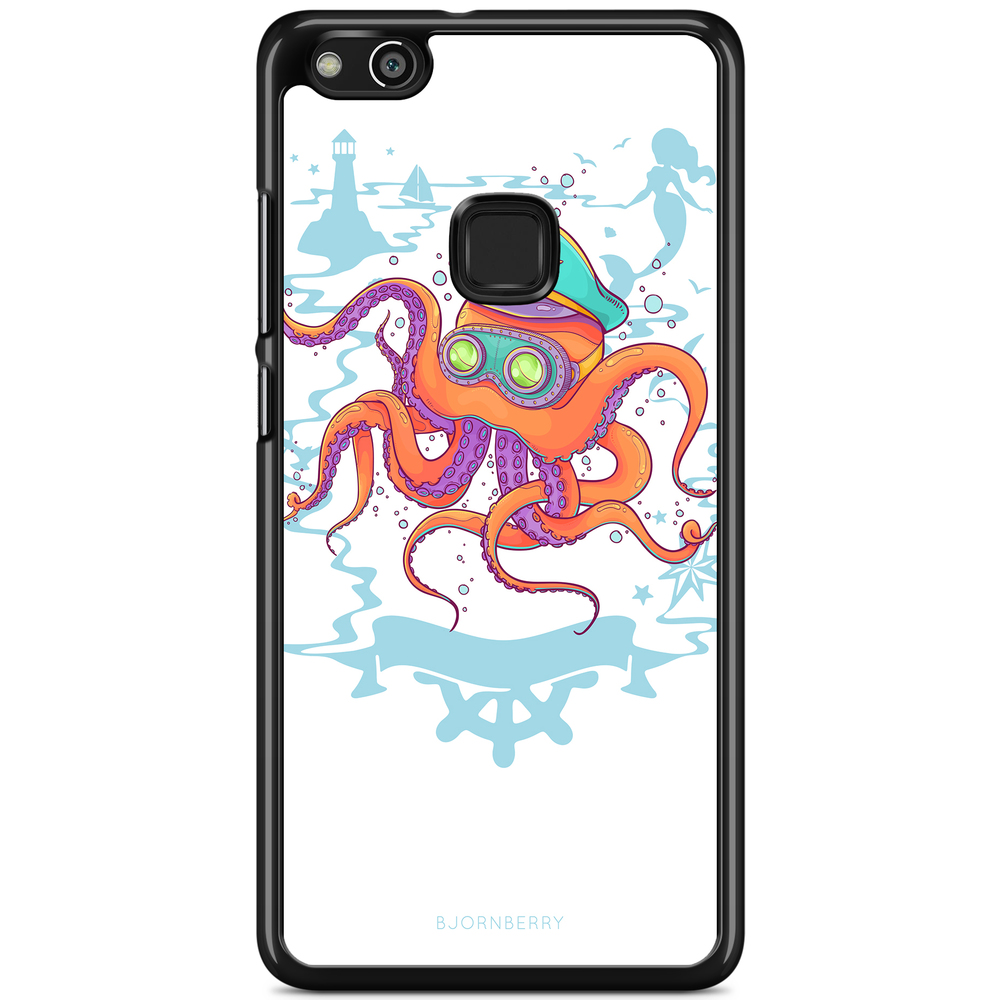 Huawei P10 Lite Case - Captain Octopus