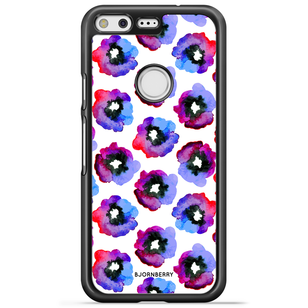 Google Pixel Case - Violet Flowers