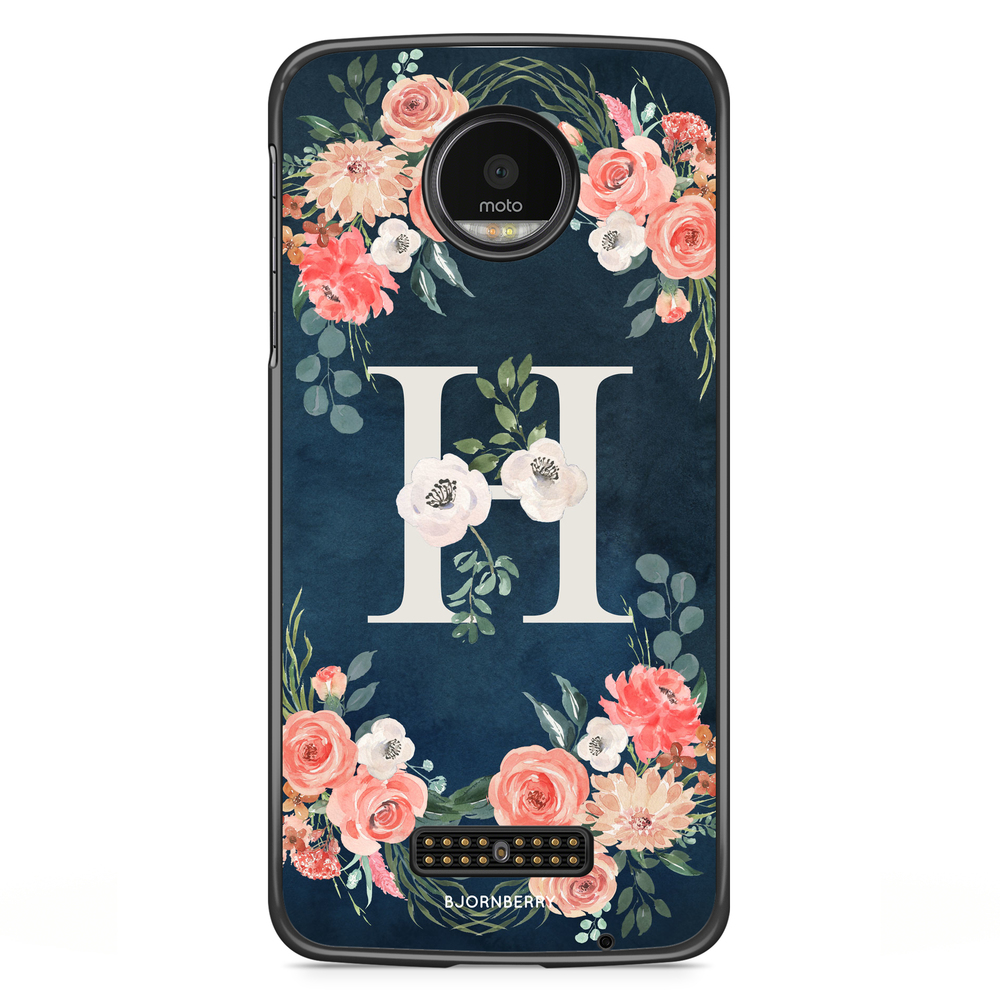 Moto Z2 Play Case - Monogram H