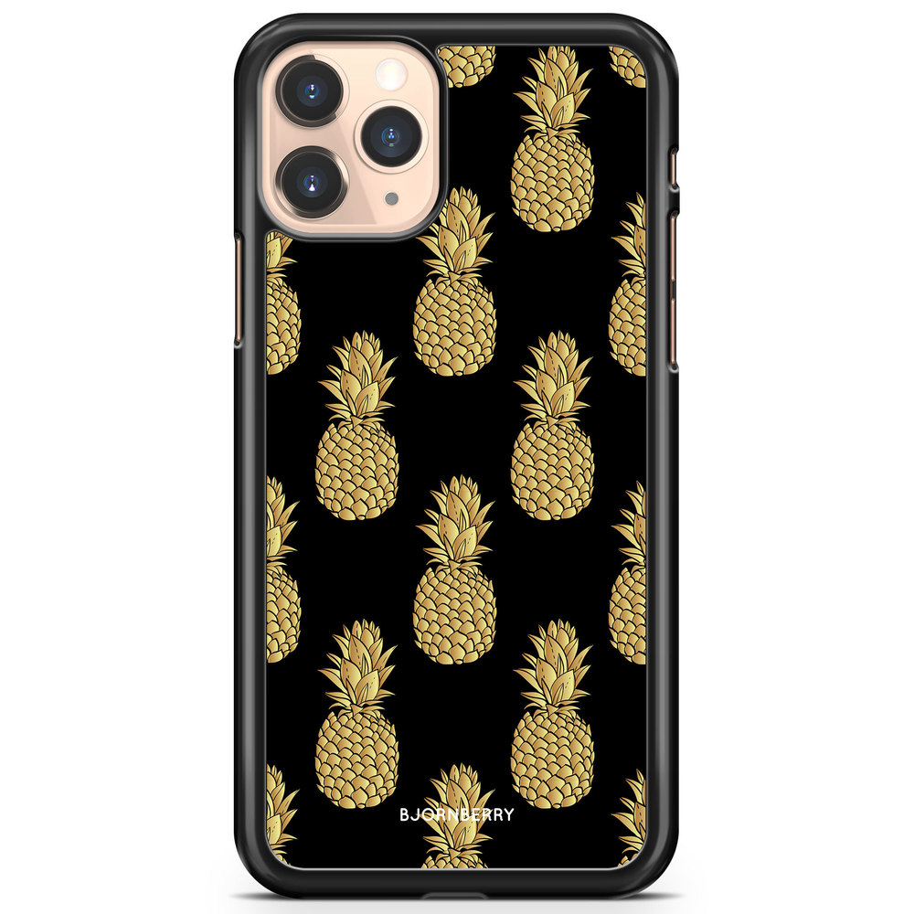 iPhone 11 Pro Max Skal - Guldiga Ananas