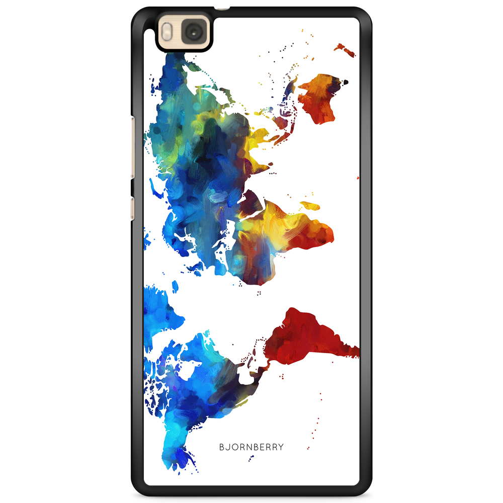 Huawei P8 Lite Case - World Map