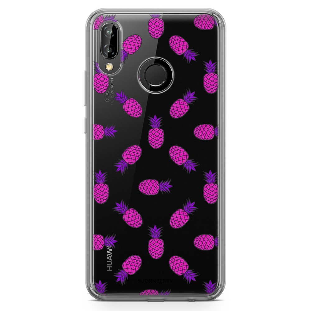 Huawei P20 Lite Fashion Skal - Rosa Ananas
