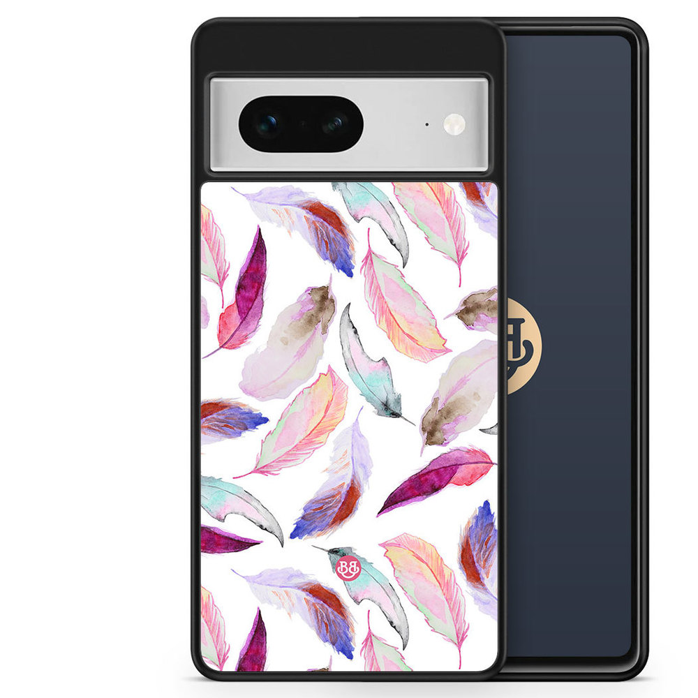 Google Pixel 7 Case - Watercolor Feathers