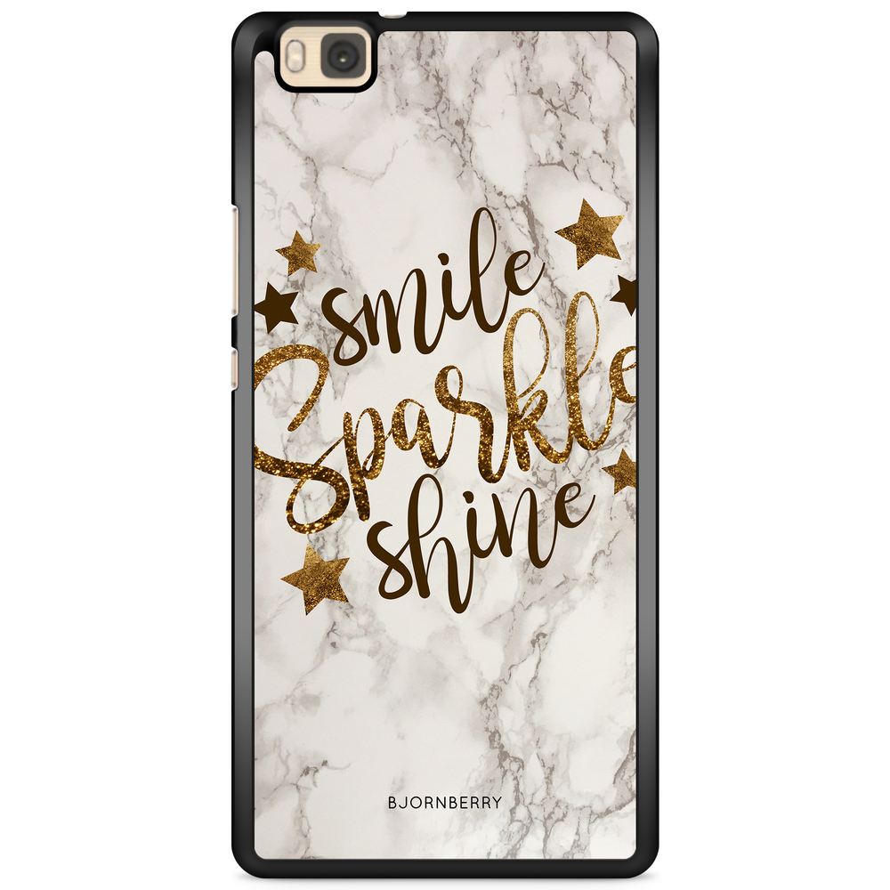 Huawei P8 Lite Case - Smile,Sparkle,Shine