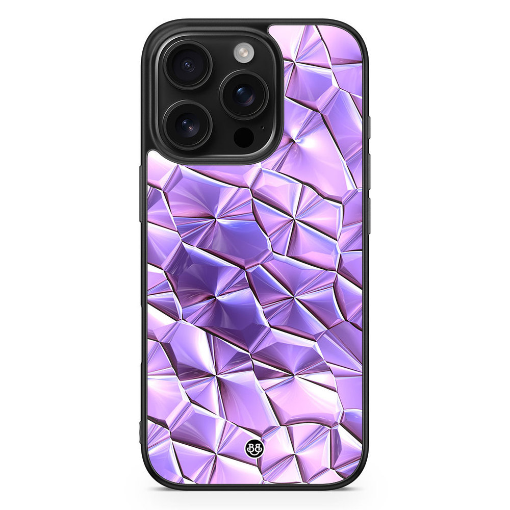 iPhone 16 Pro Case - Purple Crystal