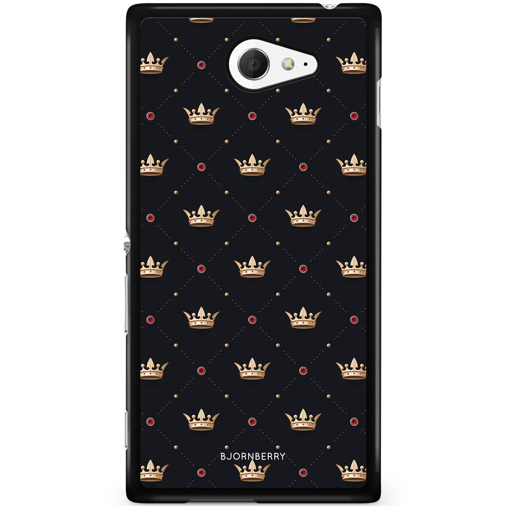 Sony Xperia M2 Aqua Case - Golden Crowns