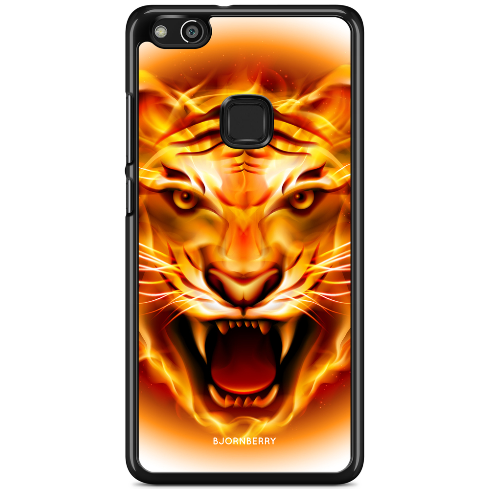 Huawei P10 Lite Case - Flames Tiger