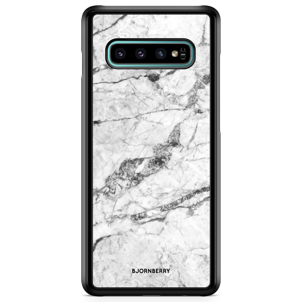 Samsung Galaxy S10 Case - White Marble