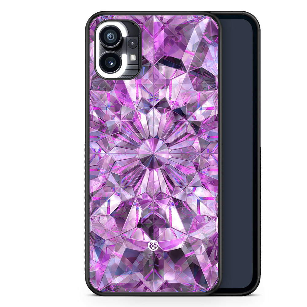 Nothing Phone (1) Case - Purple Crystals