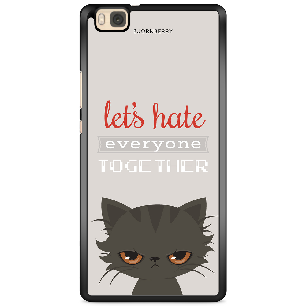 Huawei P8 Lite Case - Angry Cat