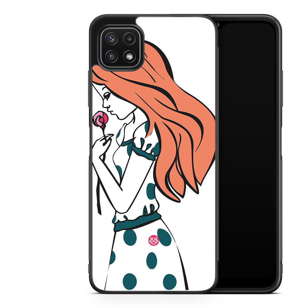 Samsung Galaxy A22 5G Case - Girl Rose