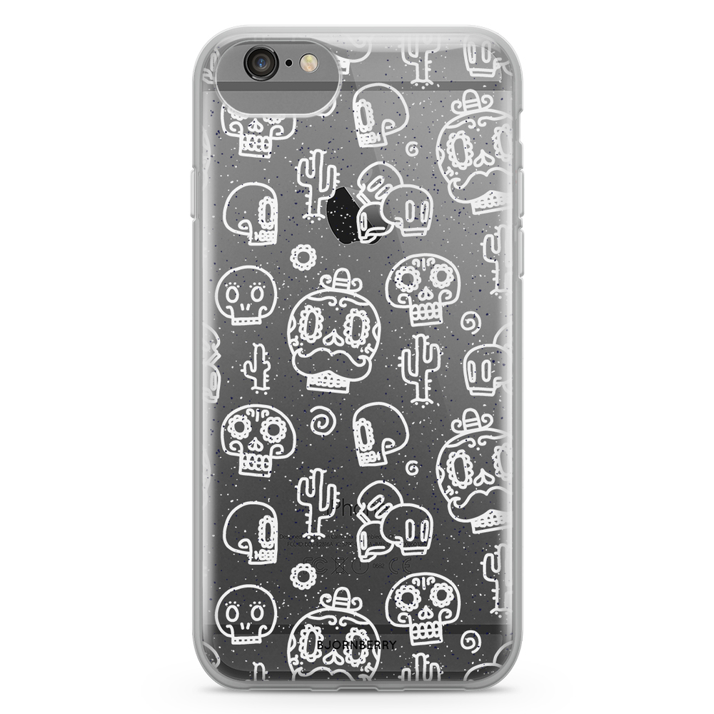 iPhone 6/6s Fashion Case - Oldschool Skulls