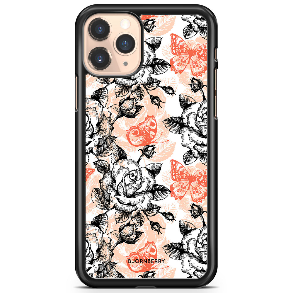 iPhone 11 Pro Max Case - Roses & Butterflies